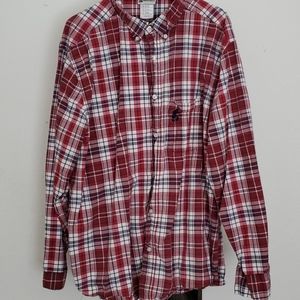 Disney Plaid Button Up Shirts